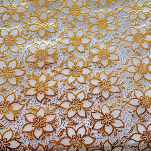 Precious gold metallic lace - gold,