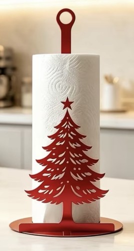 Red xmas tree kitchen - red,