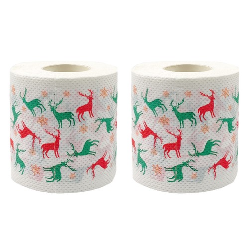 Rolls toilet paper christmas - toilet,