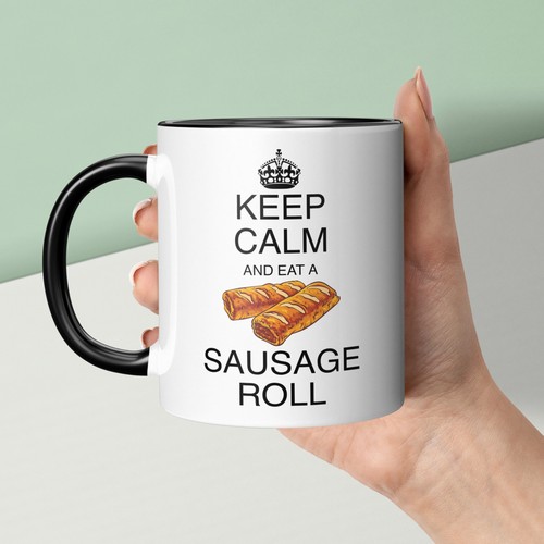 Keep calm eat sausage - eat,