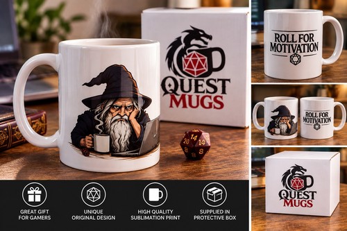 Funny wizard mug roll - funny, for
