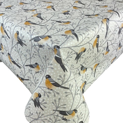 Wipeable tablecloth birds - wipeable,