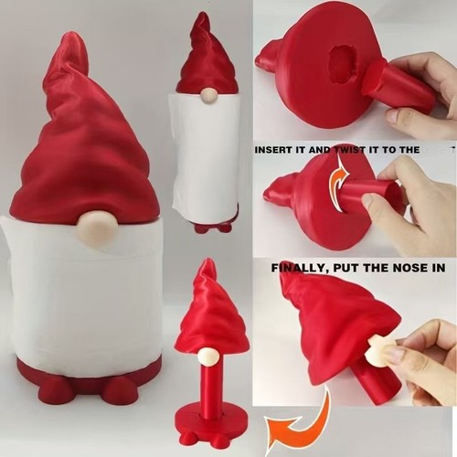 Santa claus tissue holder - santa,