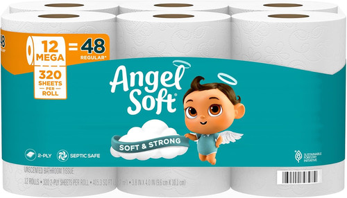 Toilet paper mega rolls - toilet,