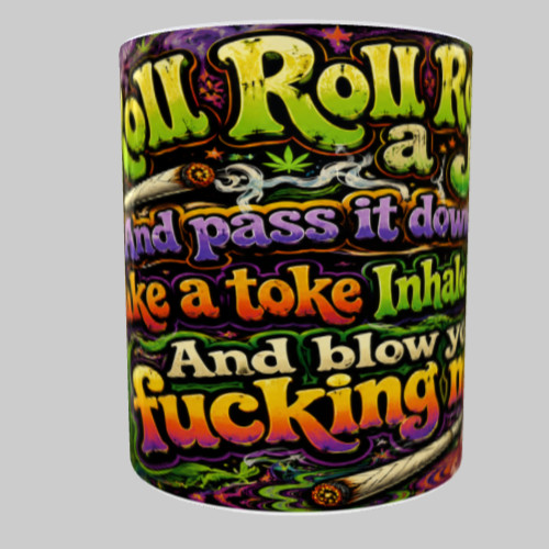 Cannabis mug 11oz roll - 11oz,