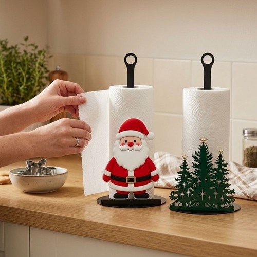 Freestanding santa claus towel - freestanding,