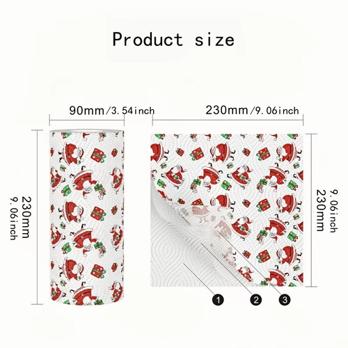 Christmas kitchen paper towels - paper,