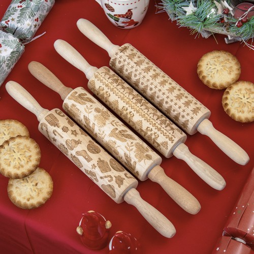 Set embossed christmas - set,