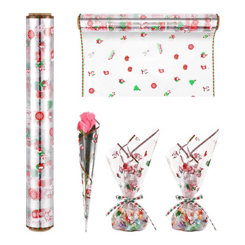 30m clear plastic christmas - 30m,