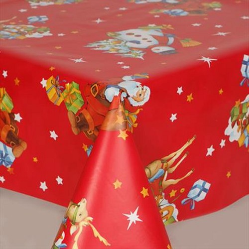 Christmas tablecloth red - christmas,