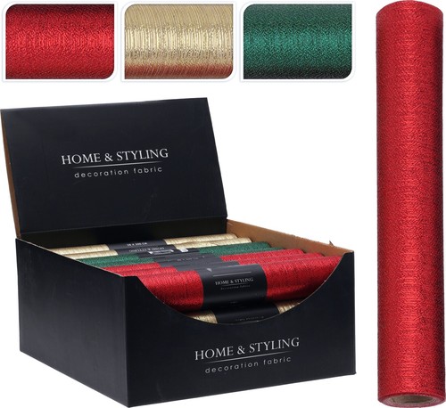 Christmas deco roll fabric - deco,