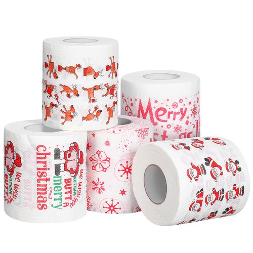 Rolls christmas paper towels - 5,