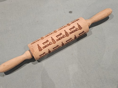 Wooden rolling pin merry - rolling,