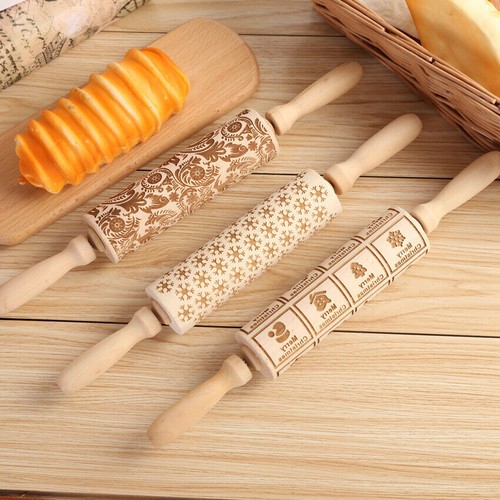 Christmas wooden embossed - 3d,