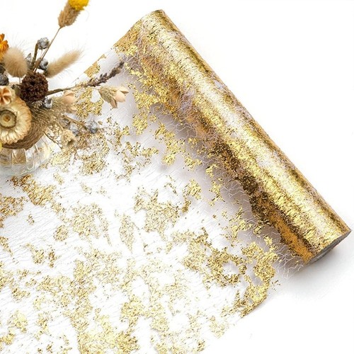 Foil mesh roll christmas table - roll,