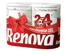 Renova White Print 2 Ply