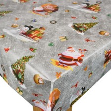 Santa Snowman Silver Christmas