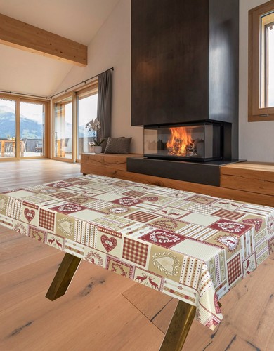 Wipe clean tablecloth pvc - clean,