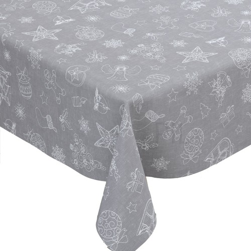 Festive grey linen look - festive,