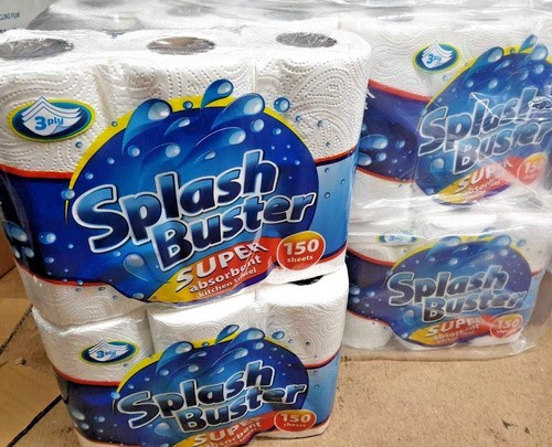 3ply white kitchen roll high - white,